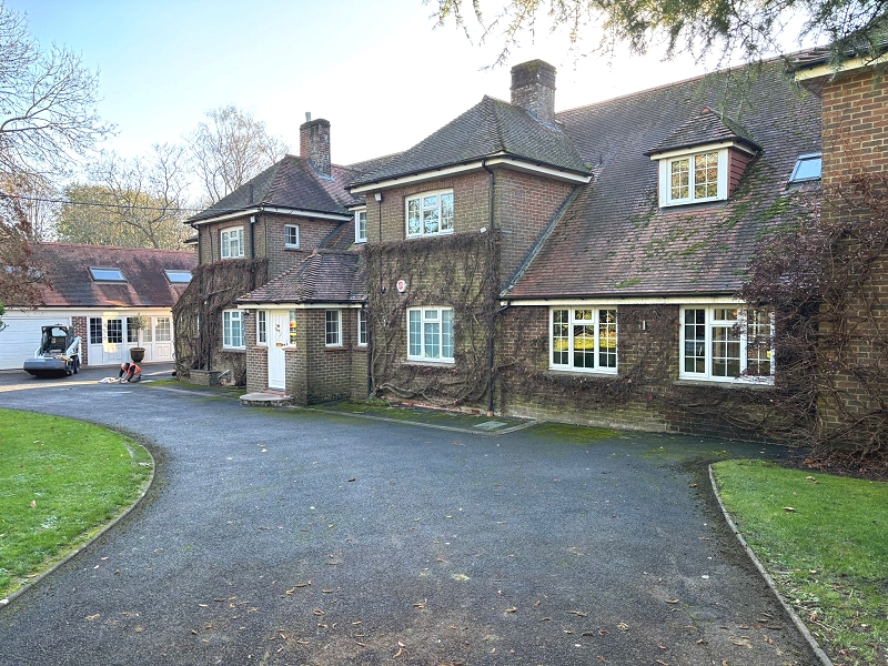 driveway tar and chip surface dressing Sussex