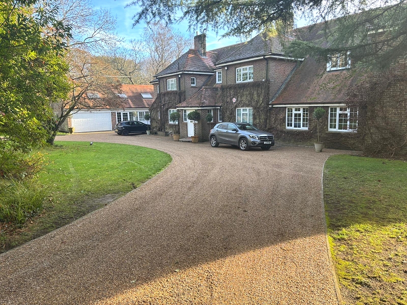 driveway tar and chip surface dressing Sussex