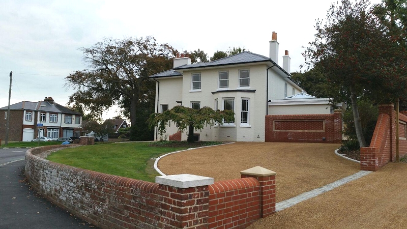 driveway tar and chip surface dressing Sussex