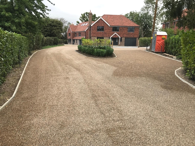 driveway tar and chip surface dressing Sussex