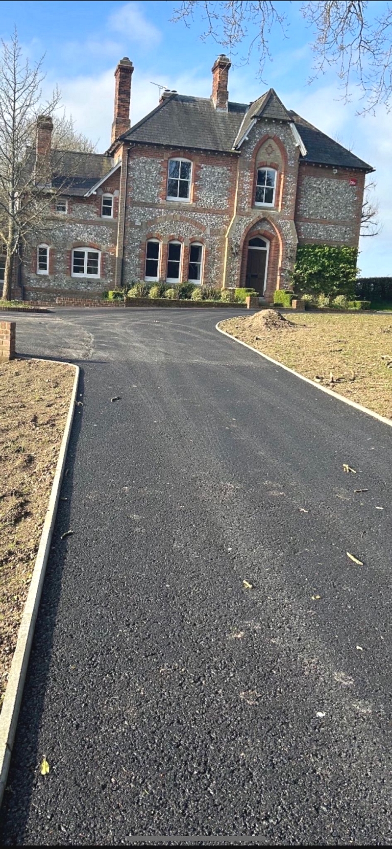 driveway tar and chip surface dressing Sussex